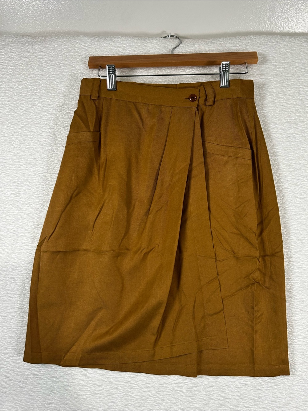 Vintage Christian Dior 100% Silk Wrap Skirt Size 10